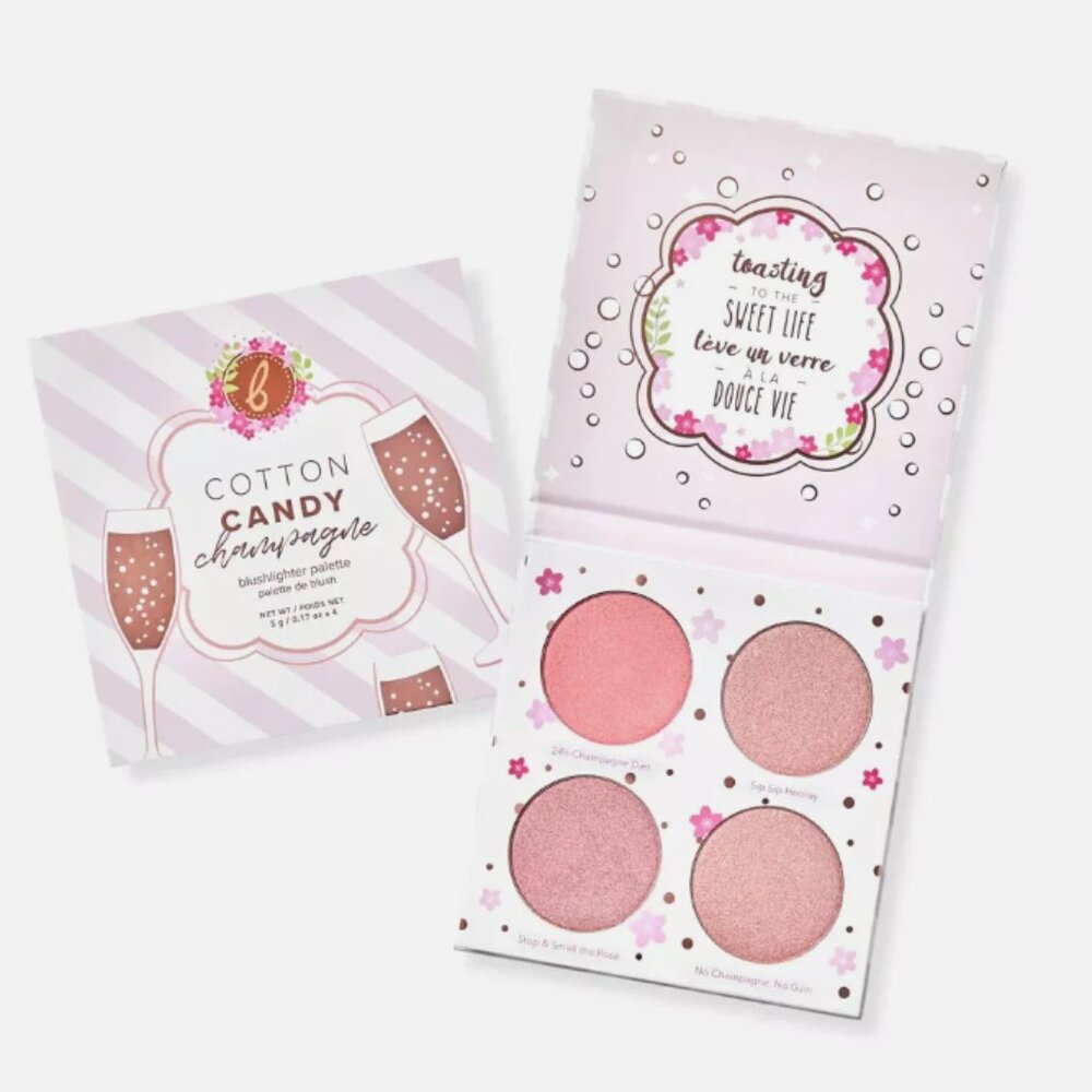 BEAUTY BAKERIE - NWT Cotton Candy Champagne Brushlighter Palette